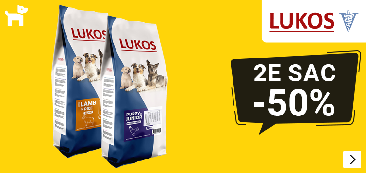 LUKOS REGULAR 2e zak 50% korting DOG